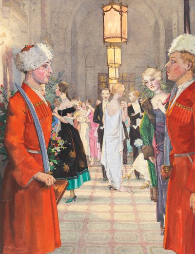 Le bal cosaque - Konstantin Andreevic Somov