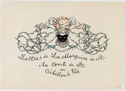 Vignette de Le Livre de la Marquise, 1907 - Konstantin Andreevic Somov