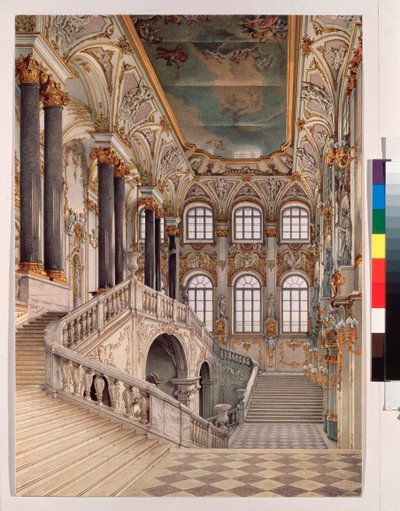 Le grand escalier du palais d