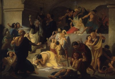 Martyrs chrétiens dans le Colisée, début des années 1860 - Konstantin Dmitrievich Flavitski