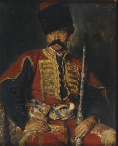 Un cosaque zaporogue, 1884 - Konstantin Egorovich Makovsky