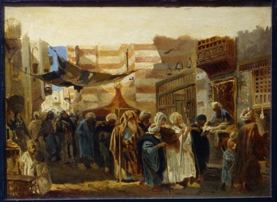 A funeral ceremony in Cairo - Konstantin Egorovich Makovsky