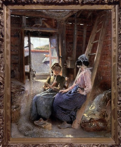 Deux bretonnes - Konstantin Egorovich Makovsky