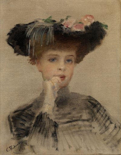 La Parisienne - Konstantin Egorovich Makovsky