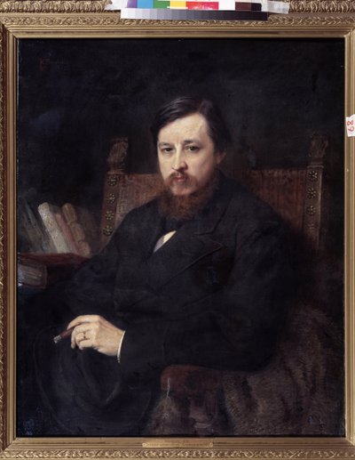 Portrait du compositeur Mikhail P. Azanchevsky - Konstantin Egorovich Makovsky
