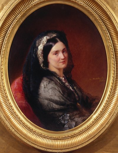 Portrait de la comtesse Natalia Pavlovna Stroganova 1796-1872, 1864 - Konstantin Egorovich Makovsky