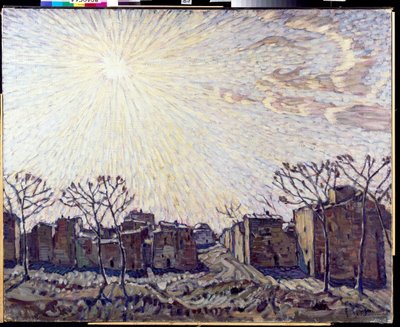 Le soleil - Konstantin Fedorovich Bogaevsky