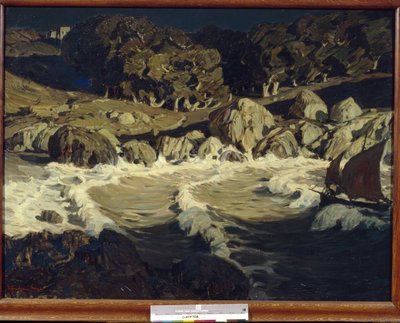 Paysage de mer la nuit - Konstantin Fedorovich Bogaevsky