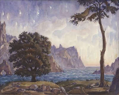 Paysage, 1942 - Konstantin Fyodorovich Bogayevsky