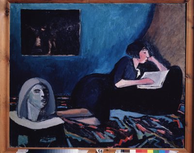 Une femme lisant - Konstantin Istomin