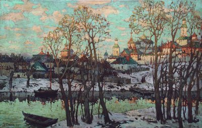 Paysage urbain, 1915 - Konstantin Ivanovich Gorbatov
