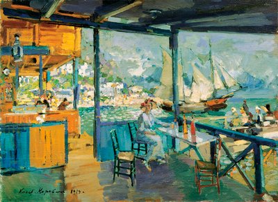 Jetée à Gurzuf, 1914 - Konstantin Alekseevich Korovin