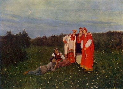 Chanson de printemps, 1892, 1965 - Konstantin Alekseevich Korovin