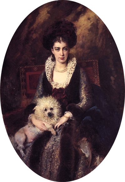 Maria Alekseevna Makovskaya par Konstantin Makovsky (1839-1915) - Konstantin Makovsky