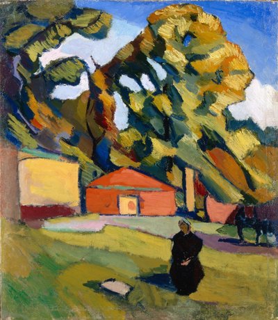 Paysage décoratif, 1928-1929 - Konstantin Nikolayevich Istomin