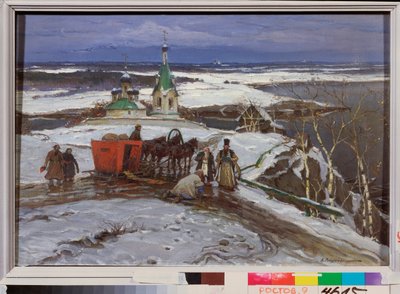 Le traîneau fermé en Russie au XVIIe siècle - Konstantin Veshchilov
