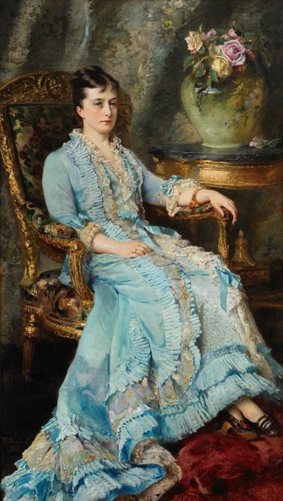 Portrait de la princesse Ekaterina Mikhailovna Dolgorukova 1847-1922, 1880 - Konstantin Yegorovich Makovsky