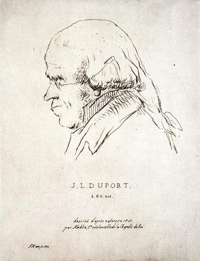 Jean-Louis Duport à 80 ans (1749-1819) - Korblin (after)