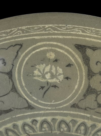 Bol avec grues et nuages, vers 1150-1200 - Korean School