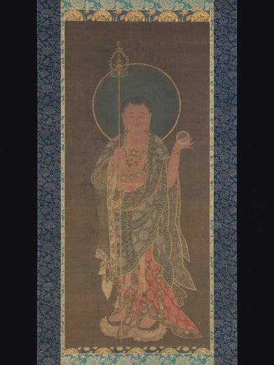 Rouleau suspendu de Kshitigarbha - Korean School