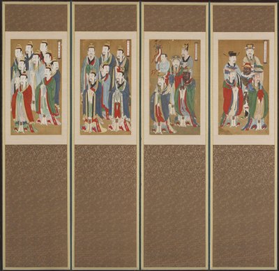 Scène processionnelle, dynastie Choson - Korean School