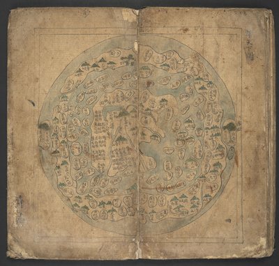 Carte du monde, de 