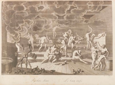 Un bain russe. Les peuples de la Russie ou description des mœurs par Charles de... - Korneev