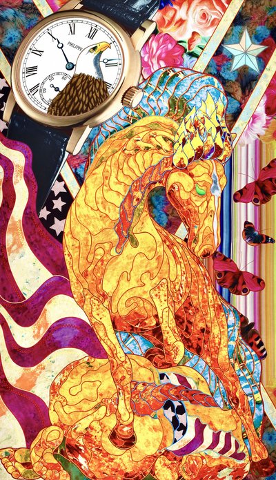 Collage patriotique sur le thème du cheval - Kostyantin Malginov