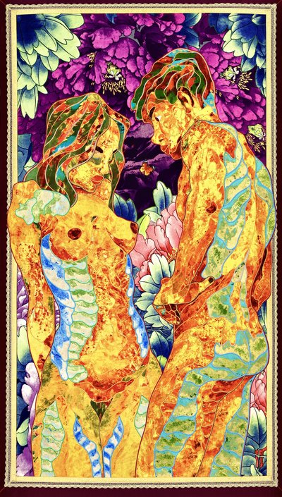 Une étreinte nue et éclatante - Kostyantin Malginov