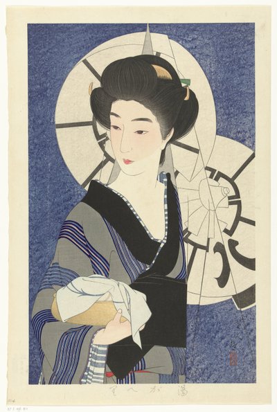 Après une visite aux bains - Kotondo Torii
