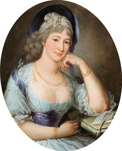 Portrait de la comtesse Maria Ernestine Gräfin Esterházy-Starhemberg - Krafft