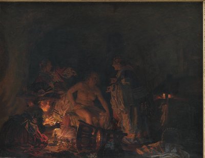 Leonora Christina examinée en prison - Kristian Zahrtmann