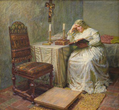 Leonora Christina dans la Tour Bleue - Kristian Zahrtmann
