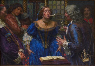 La reine Christine au Palazzo Corsini - Kristian Zahrtmann