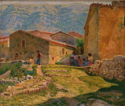 Matinée ensoleillée à Civita d