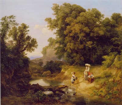 Un paysage idéal - Károly Markó