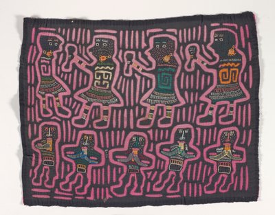 Panneau de chemise (mola), vers 1950 - Kuna Indian Culture