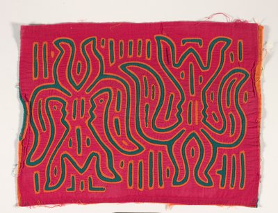 Panneau de chemise (mola), vers 1950 - Kuna Indian Culture