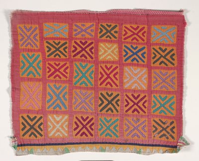 Panneau de chemise (mola) (coton appliqué) - Kuna Indian Culture