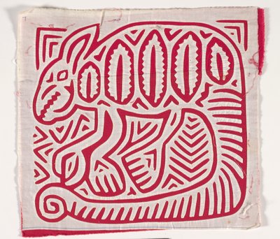 Panneau de chemise (mola) (coton appliqué) - Kuna Indian Culture