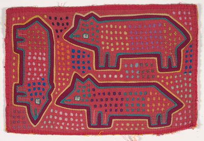 Panneau de chemise (mola) - Kuna Indian Culture