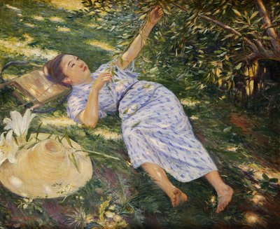 Sous les arbres - Kuroda Seiki