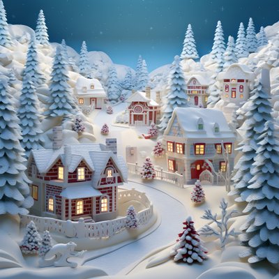 3d Noël enneigé 2 - Kurt Heppke