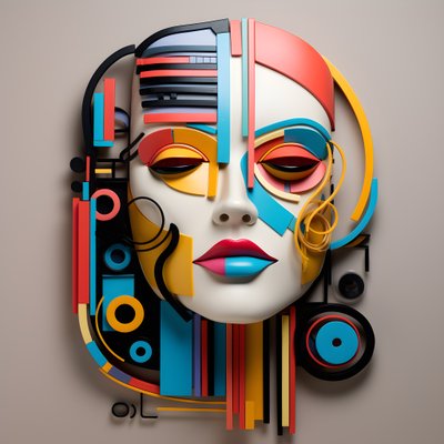 une sculpture 3D d