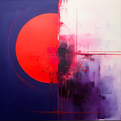 Peinture abstraite d