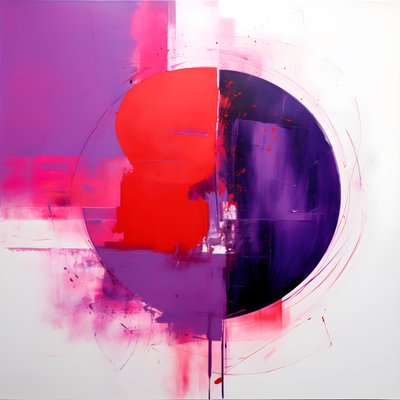 Peinture abstraite d