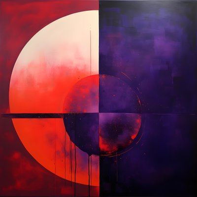 Peinture abstraite d