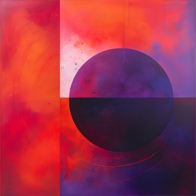 Peinture abstraite d