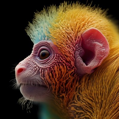 singe en couleur 2 - Kurt Heppke