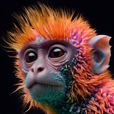 singe en couleur 3 - Kurt Heppke